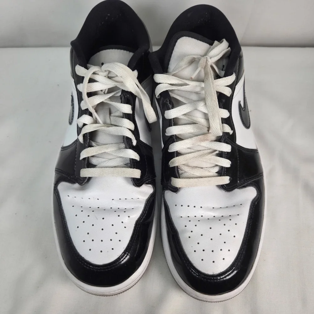 Nike Air Jordan 1 Low SE Concord DV1309-100 Mens Size 12 Black And White Leather